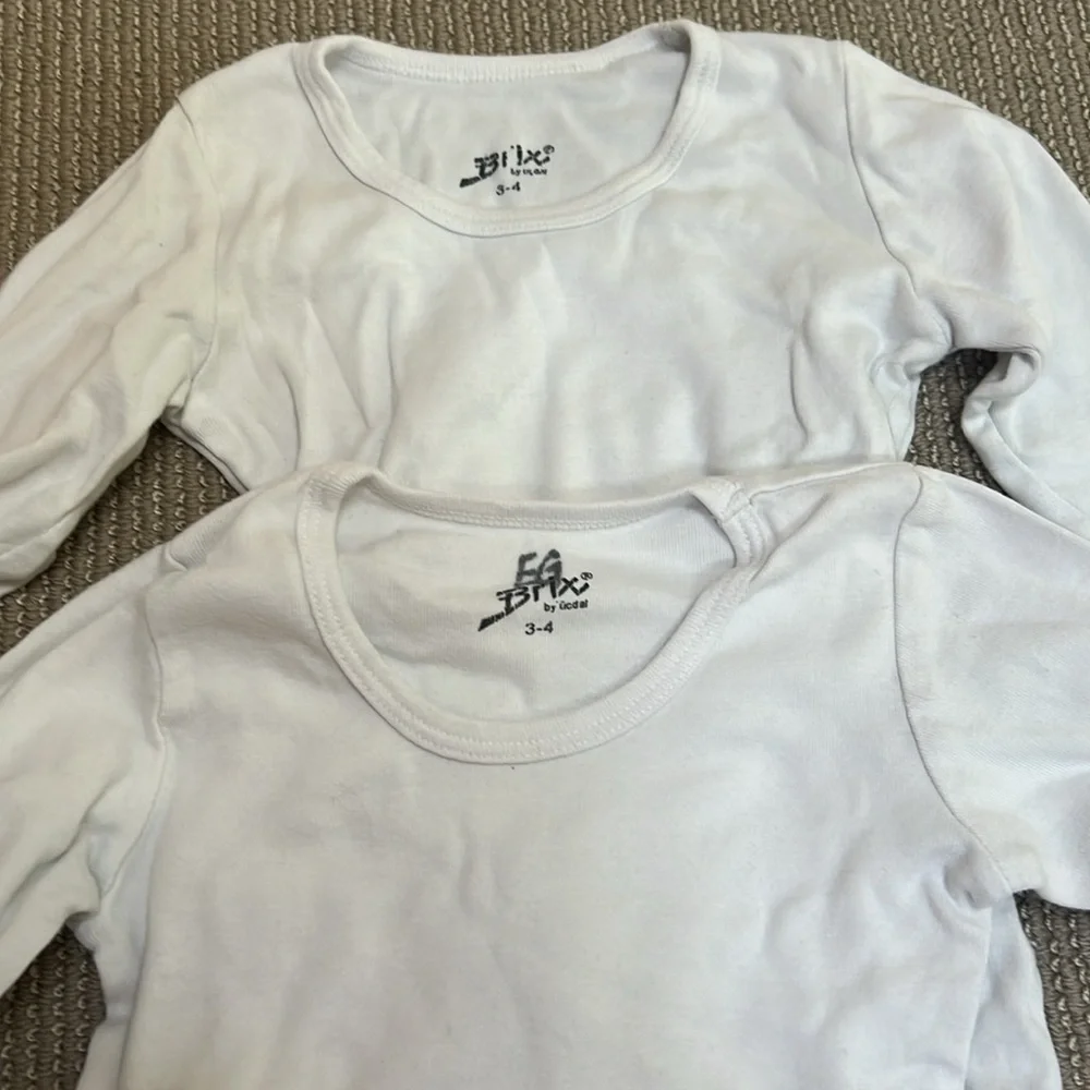 H&M Kids White Long Sleeve Tee